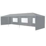 Pavillon de Jardin Wedau Gris - Largeur : 900 cm