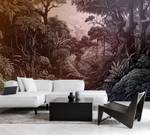 Fototapete Liana Walls by Patel Beige - Schwarz - Grau - Kunststoff - Textil - 400 x 270 x 0 cm