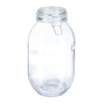 Einmachglas 3 Liter Silber - Glas - Metall - Kunststoff - 15 x 26 x 15 cm