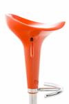 Tabouret de bar Saddle Lot de 2 Orange