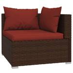 Garten-Lounge-Set (4-teilig) 3013629-8 Braun - Rot