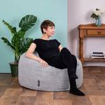 Klassischer Sitzsack Lina Grau - Kunststoff - 85 x 50 x 85 cm