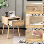 Rattan-Design Nachttisch