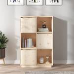 Highboard DE7933 Beige - Massivholz - 35 x 117 x 74 cm