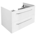 Waschbeckenunterschrank Milano Weiß Weiß - Holzwerkstoff - 49 x 12 x 116 cm