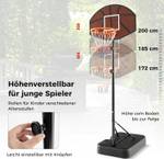 Basketballständer EB59093DE Schwarz - Metall - 47 x 240 x 67 cm