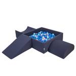 Spielplatz aus Schaumstoff Bällebad Blau - Nachtblau - Perlweiß - Himmelblau - Anzahl Teile im Set: 300
