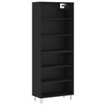 Highboard DE1230 Schwarz - Holzwerkstoff - 33 x 180 x 70 cm