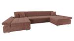 Ecksofa Alia Cord Rosé