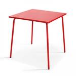 Gartentisch-Set und 2 Stühle Palavas Rot