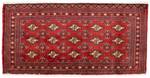 Turkaman - 130x60cm Rot - Naturfaser - 60 x 1 x 130 cm