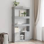 Highboard DE2024 Grau - Holzwerkstoff - 33 x 180 x 92 cm