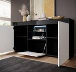 Buffet Sefora Noir - Blanc brillant - Blanc