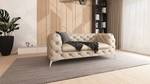 Chesterfield Sofa 2-Sitzer Marko Beige