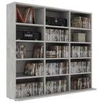 CD-Schrank 3002090 Grau - Steingrau - 23 x 89 cm