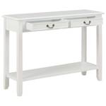 Console 297705 Blanc - Métal - Bois/Imitation - 35 x 80 x 110 cm