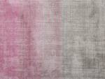 Teppich ERCIS Grau - Hellgrau - Pink - 230 x 160 x 160 cm