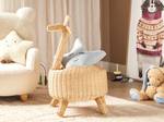 Korb HAINAN Beige - Blau - Braun - Rattan - 33 x 70 x 35 cm