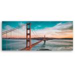 KUNSTDRUCK San Francisco Golden Gate 150 x 50 cm