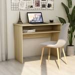 Schreibtisch Braun - Holzwerkstoff - Massivholz - 90 x 74 x 90 cm