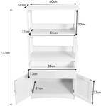 Badschank Hochschrank 60 x 33 cm