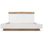 Lit suspendu M067 Blanc - Bois manufacturé - 184 x 91 x 205 cm