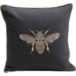 Coussin abeille Noir - Textile - 40 x 40 x 6 cm