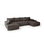 Ecksofa Big Sofa Eckcouch DEIA U Form Braun