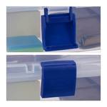 10 x Transparente Plastikbox blau Blau - Durchscheinend