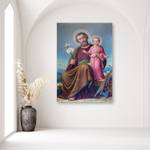 Leinwandbild St. Josef und Roznav Kind