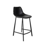 Lot de 2 tabourets de bar Franky Noir