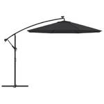 Parasol en porte-à-faux 3007815 Noir