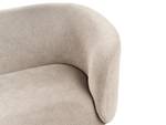 Canapé 2 places LOEN Beige - Noir - Gris - Taupe - Textile