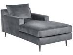 Chaise longue GUERET Noir - Gris