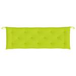 Coussin de banc de jardin Vert clair - Profondeur : 150 cm