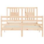 Bettgestell-K-3687 Braun - Holzwerkstoff - 146 x 100 x 206 cm