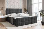 Boxspringbett APO-Z Schwarz - Breite: 160 cm - H4