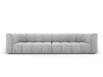 modulares Sofa SERENA 4 Sitzplätze Hellgrau