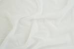 Gardine weiß transparent Uni Weiß - Textil - 140 x 245 x 140 cm