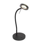 Lampe de table Turound Noir - Métal - 18 x 45 x 27 cm