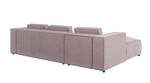 Cord Ecksofa Rouen Pink - Ecke davorstehend links