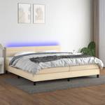 Boxspringbett 3017265-16 Creme - Breite: 200 cm