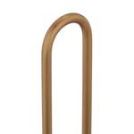 Küchenrollenhalter aus Holz & Messing Braun - Gold - Holzwerkstoff - Metall - 13 x 31 x 13 cm