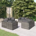 Garten-Lounge-Set (8-teilig) 3013631-8 Anthrazit - Grau