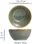 Kleine Schüssel Kanaaleilanden Grün - Keramik - 2 x 6 x 13 cm