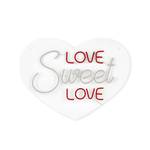 LED-Schilder Love Sweet Love Kunststoff - 50 x 36 x 2 cm