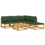 Garten-Lounge-Set 3028504-5 (6-teilig) Grün