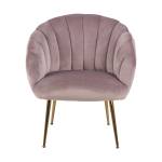 Fauteuil Daniella Rose vieilli