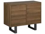 Sideboard TIMBER Grau - Eiche Dunkel - Breite: 94 cm