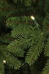 Weihnachtsbaum mit LED Brampton Grün - Kunststoff - 107 x 155 x 107 cm